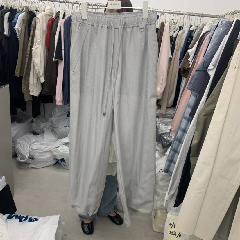 BREATHE韓國直郵實拍女裝新款推薦人氣熱賣休閑休閑褲褶皺BREATHE休閑褲