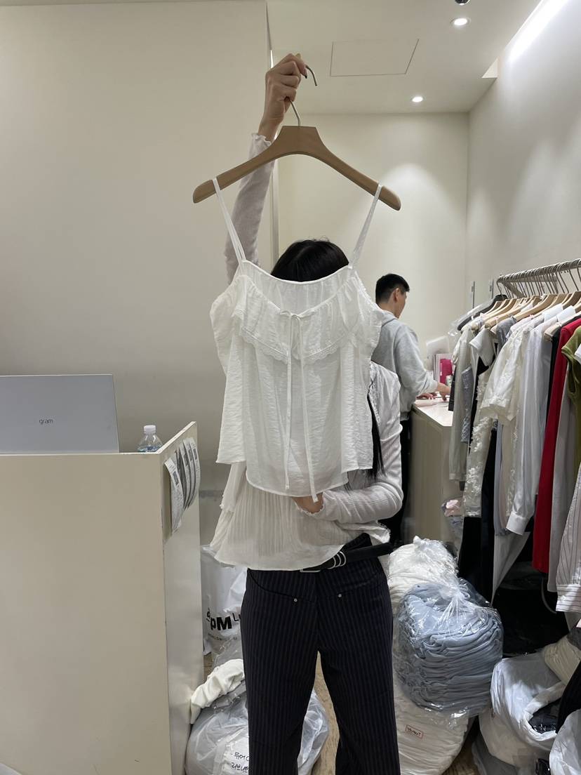 FLOWER-L韓國直郵女裝新品職業休閑人氣推薦熱賣吊帶背心FLOWER-L吊帶/背心