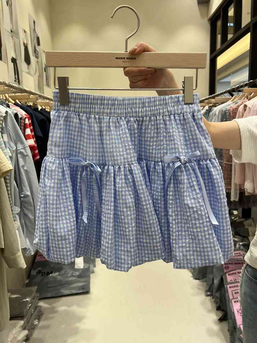 MARIE MARIE韓國直郵實拍女裝新款時尚26春夏推薦休閑短裙MARIE MARIE短裙