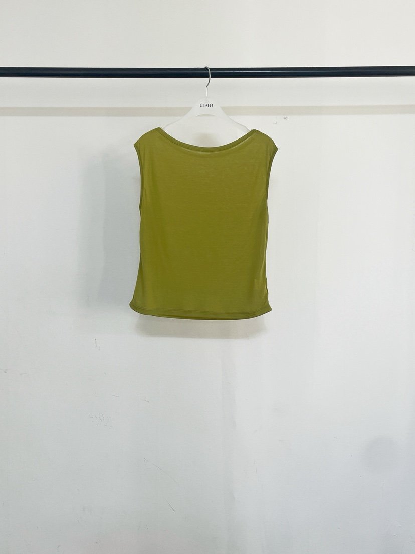 CLAFO韓國東大門直郵女裝新品職業休閑熱賣吊帶背心天絲露肩CLAFO吊帶/背心