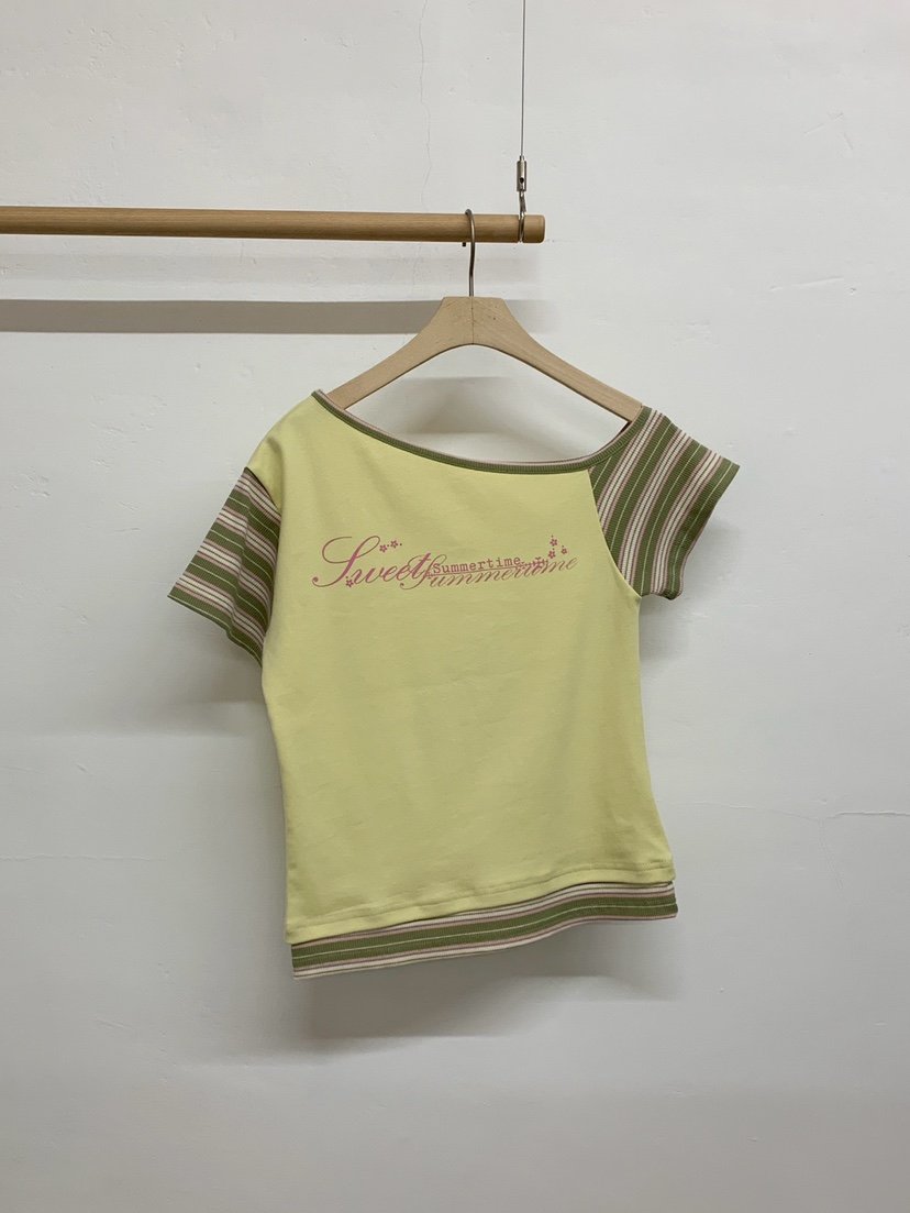 MORE THAN-P韓國直郵女士新款人氣職業休閑26春夏推薦T恤MORE THANT恤