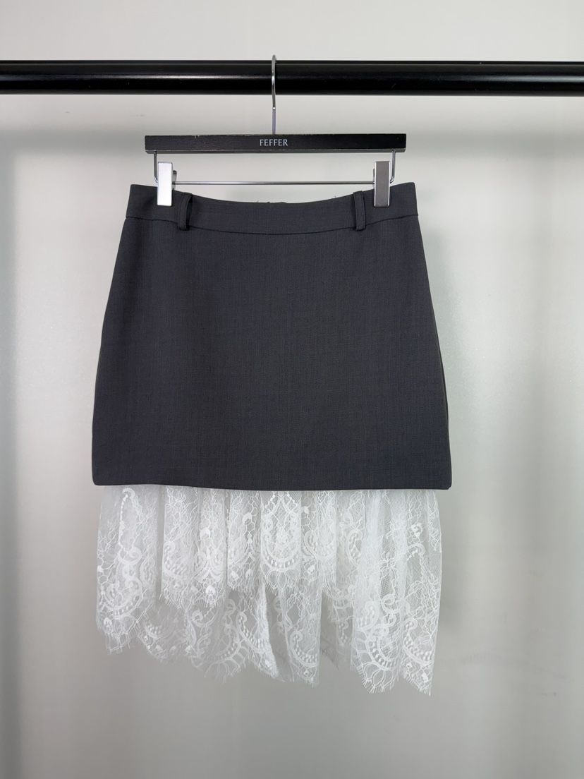 FEFFER韓國東大門直郵女士新款26春夏職業熱賣半身裙中短裙FEFFER半身裙/中短裙