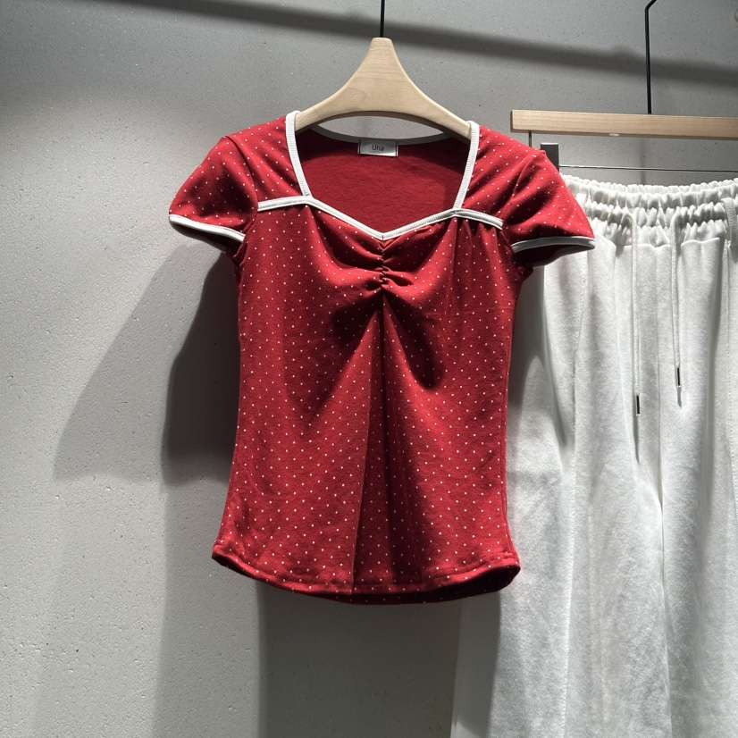 UNA/THE MAY韓國直郵實拍女裝新品推薦職業26春夏熱賣T恤THEMAY/UNAT恤