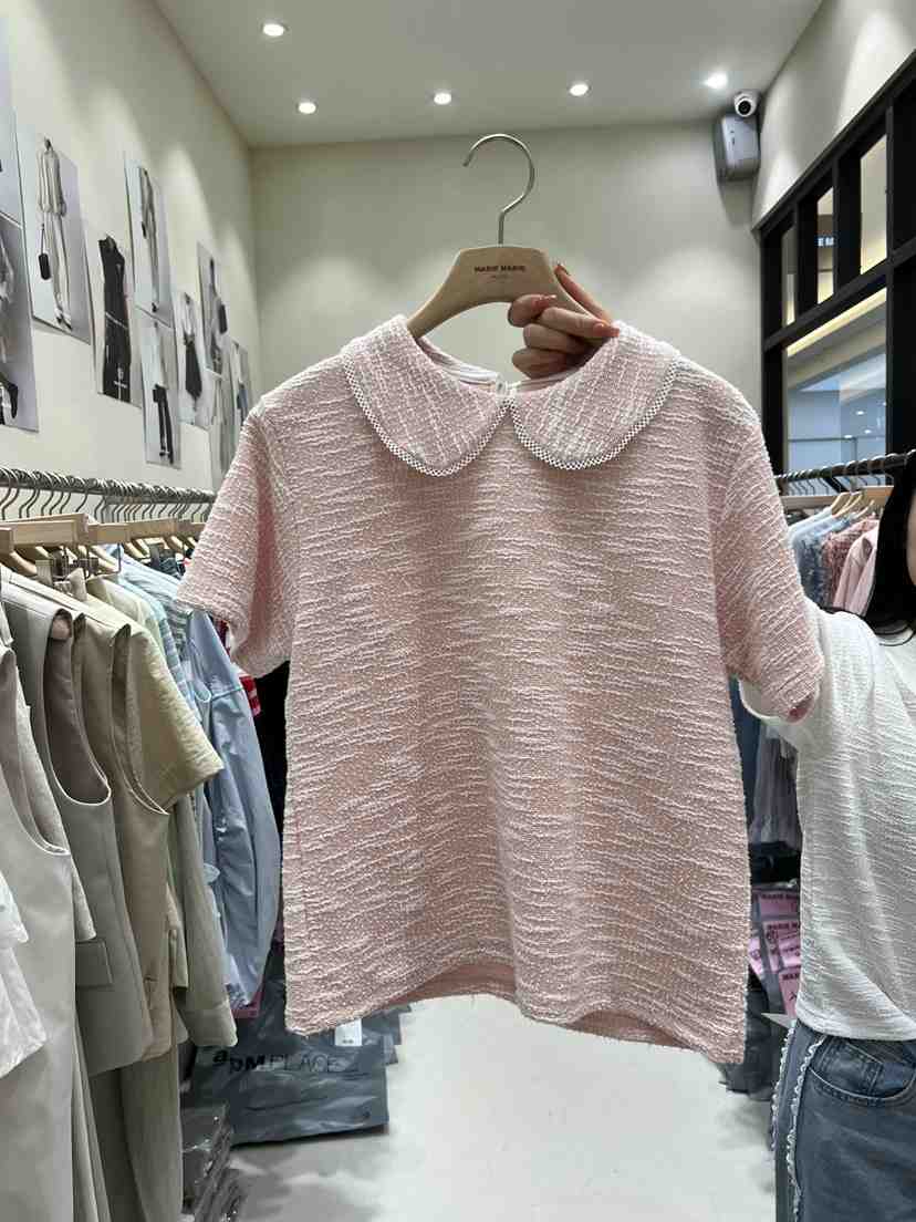 MARIE MARIE韓國直郵實拍女士新品推薦襯衫蕾絲衫粗花呢MARIE MARIE襯衫/蕾絲衫