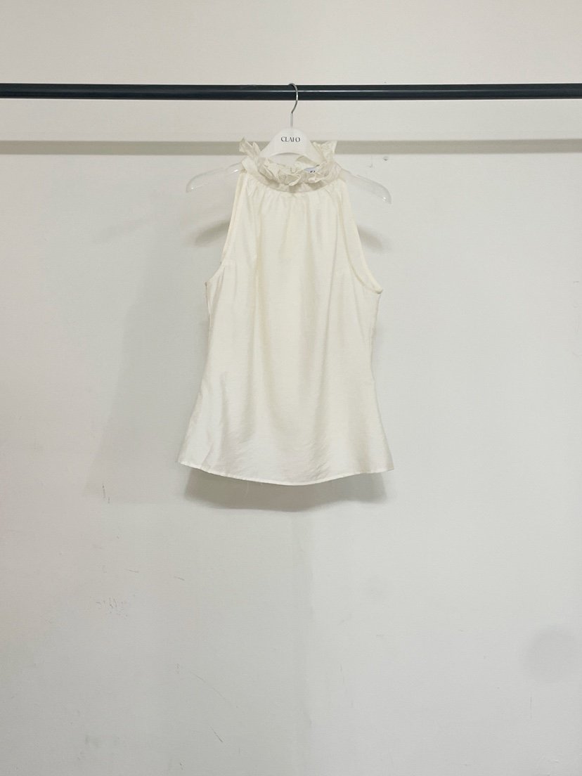 CLAFO韓國代購女士新款休閑推薦26春夏職業吊帶背心荷葉邊CLAFO吊帶/背心