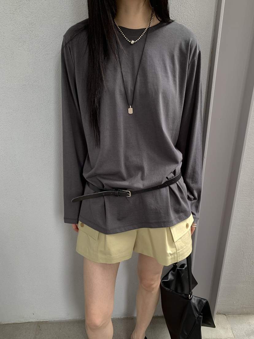 B_GARDER韓國東大門直郵女裝新品推薦時尚長袖T恤不含配飾B.GARDER長袖T恤