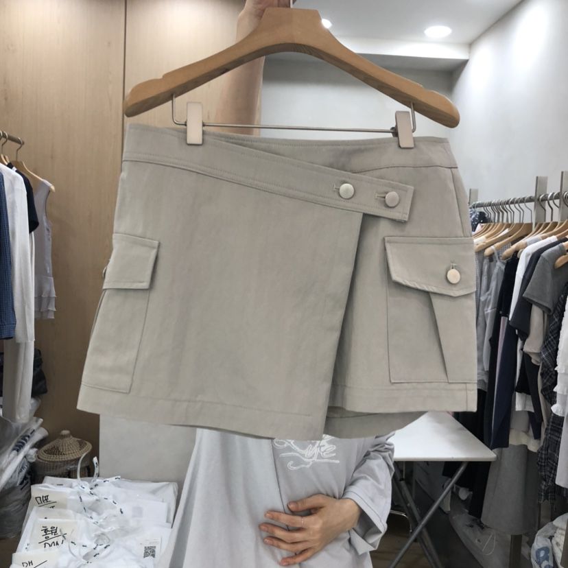 VILLABUTTON韓國東大門直郵女士新品休閑時尚職業推薦裙褲VILLABUTTON裙褲