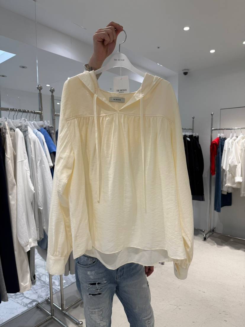 THE BRUNCH韓國直郵女裝新款推薦熱賣職業襯衫蕾絲衫連帽衫THE BRUNCH襯衫/蕾絲衫