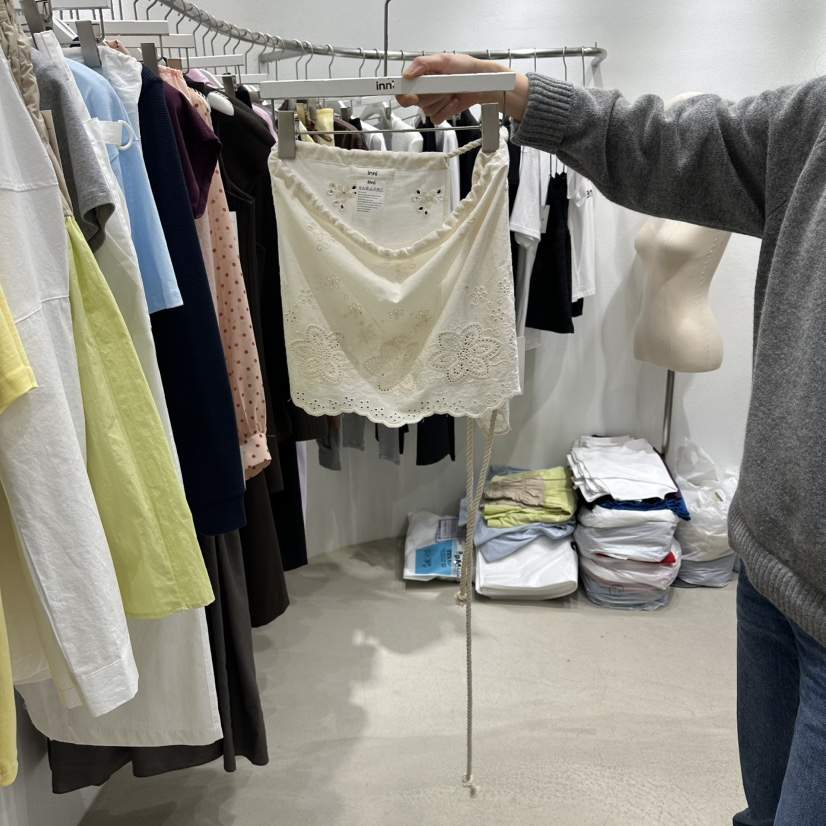 INNI韓國東大門代購女裝新款時尚職業熱賣休閑推薦人氣短裙inni短裙