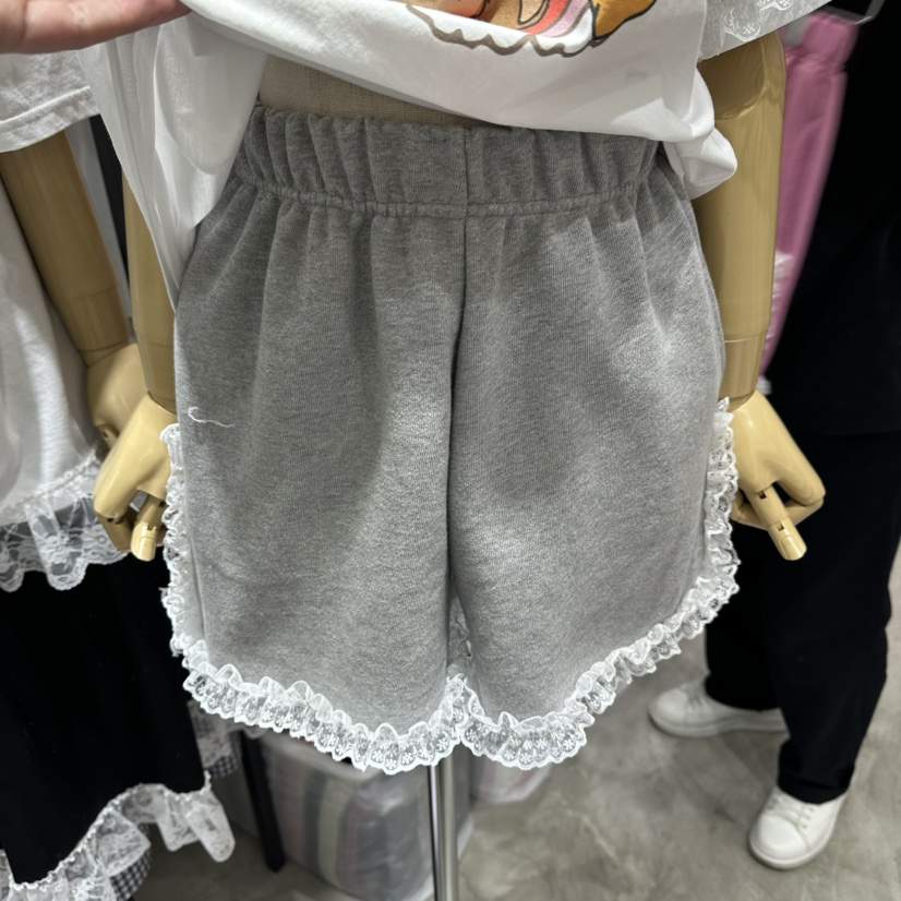 EVE韓國直郵女裝新品職業26春夏休閑時尚人氣熱賣短褲荷葉邊EVE短褲