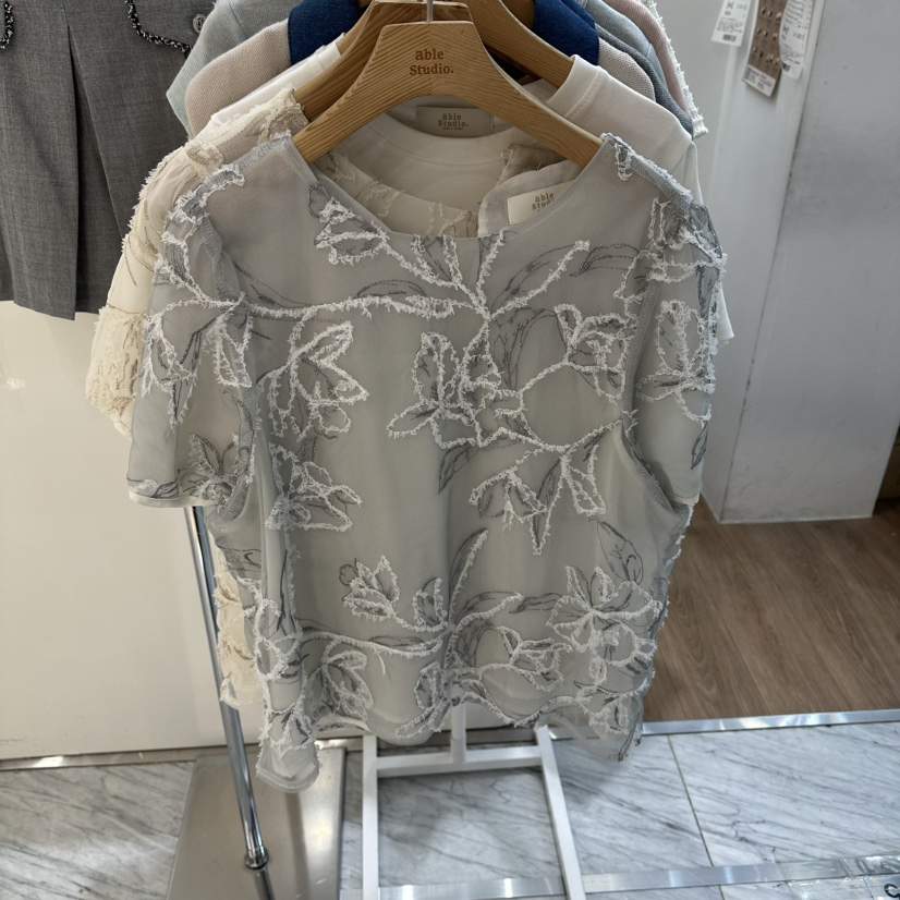 ABLESTUDIO韓國代購女裝新品人氣休閑職業熱賣襯衫蕾絲衫ABLESTUDIO襯衫/蕾絲衫