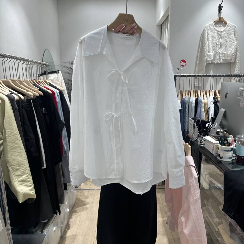 DDAY韓國東大門直郵女士新款推薦休閑26春夏時尚襯衫蕾絲衫DDAY襯衫/蕾絲衫