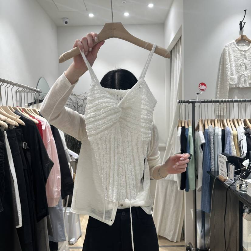 DDAY韓國東大門直郵女士新款時尚26春夏休閑熱賣吊帶背心DDAY吊帶/背心