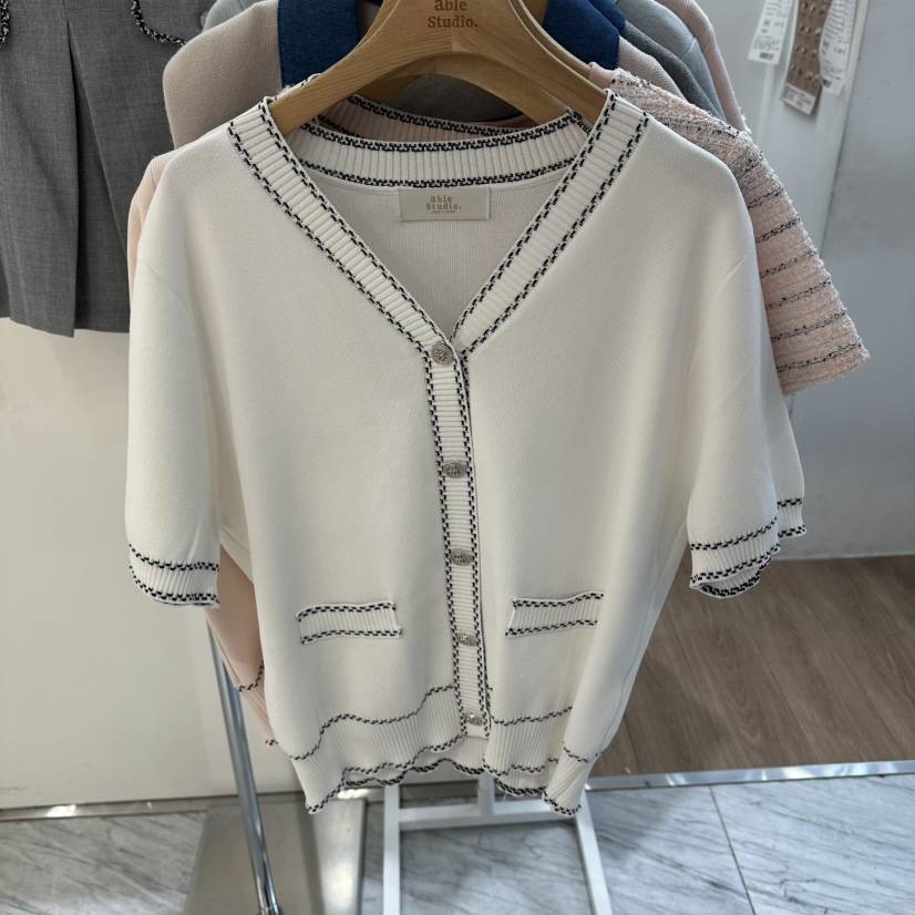 ABLESTUDIO韓國直郵女士新品時尚人氣職業休閑推薦針織衫ABLESTUDIO針織衫