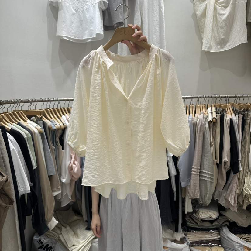 G.I-L韓國代購女士新款人氣時尚職業26春夏熱賣襯衫蕾絲衫G.I-L襯衫/蕾絲衫