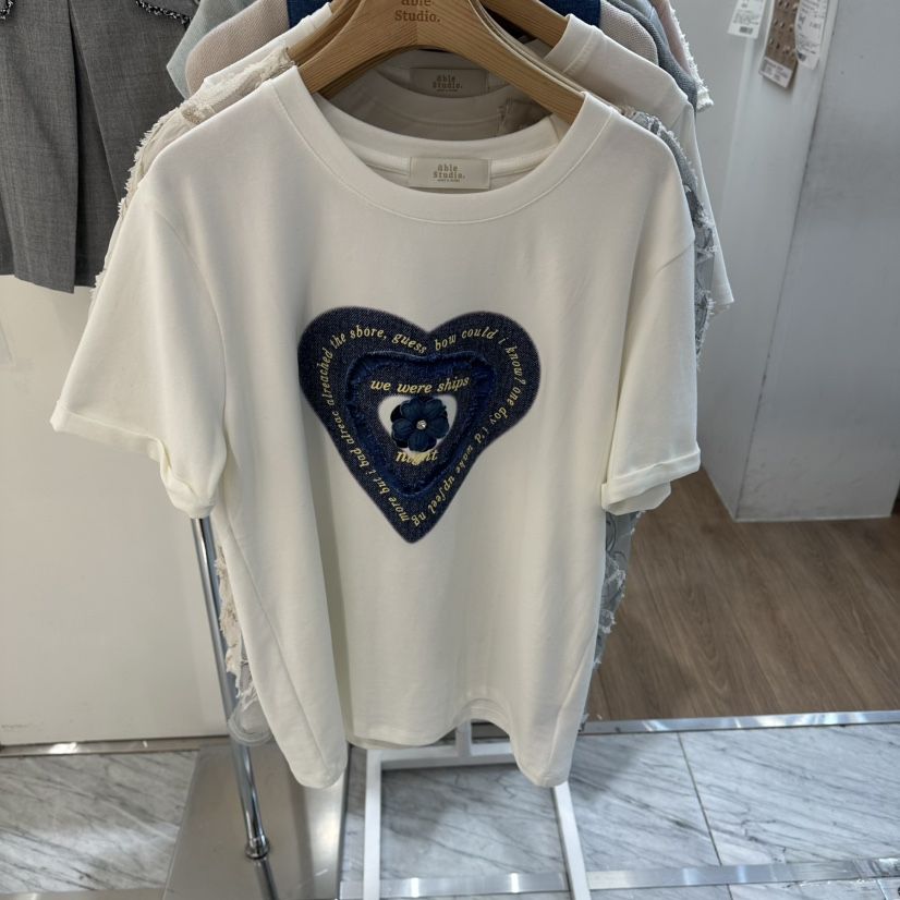 ABLESTUDIO韓國代購女裝新品職業時尚推薦人氣熱賣26春夏T恤ABLESTUDIOT恤
