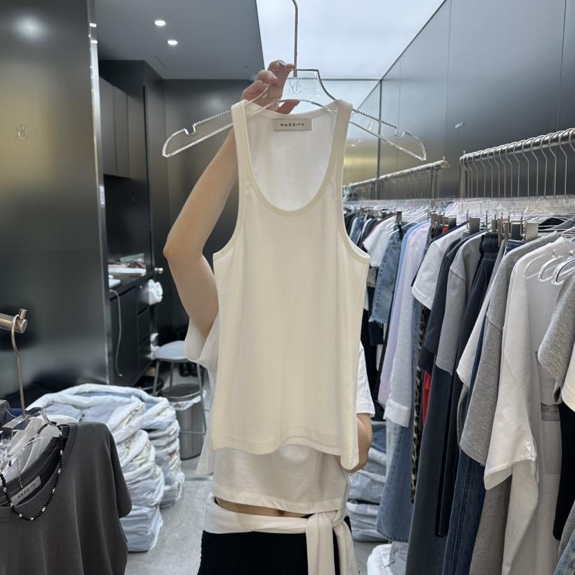 MADCITY/SAGAFURS韓國直郵女士新品熱賣人氣職業吊帶背心MADCITY/SAGAFURS吊帶/背心