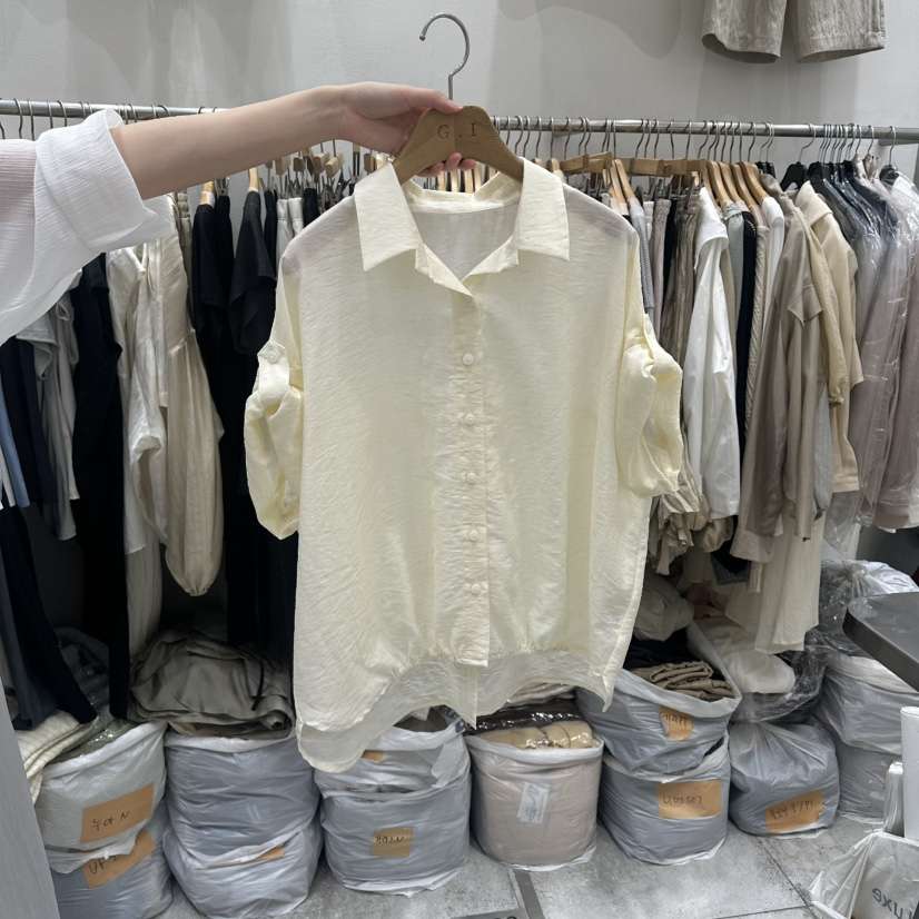 G.I-L韓國東大門代購女士新款休閑時尚熱賣26春夏襯衫蕾絲衫G.I-L襯衫/蕾絲衫