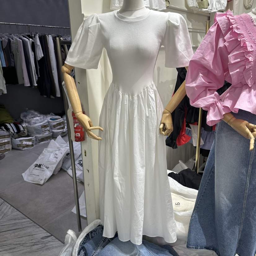 J.RITZY韓國東大門直郵女士新款熱賣人氣休閑連衣裙褶皺J.RITZY連衣裙