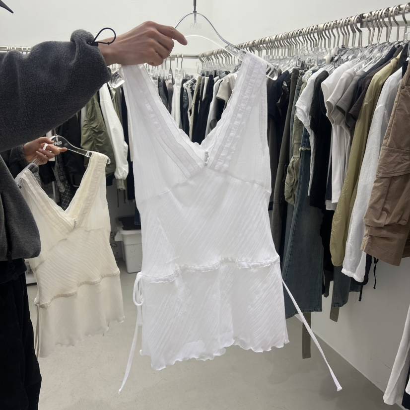 PADO韓國代購女裝新款熱賣職業人氣26春夏時尚推薦吊帶背心PADO吊帶/背心