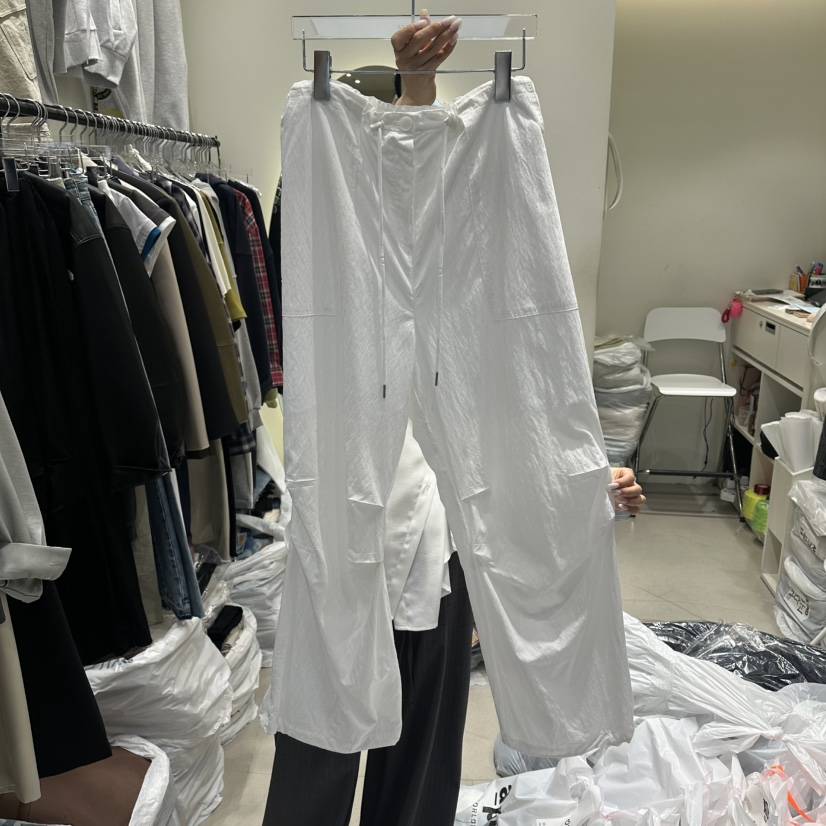 AT THE END韓國東大門代購女士新款職業休閑休閑褲尼龍AT THE END休閑褲