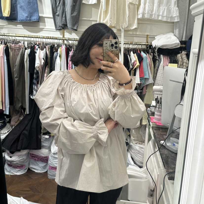 J.RITZY韓國直郵實拍女士新款26春夏推薦人氣襯衫蕾絲衫J.RITZY襯衫/蕾絲衫