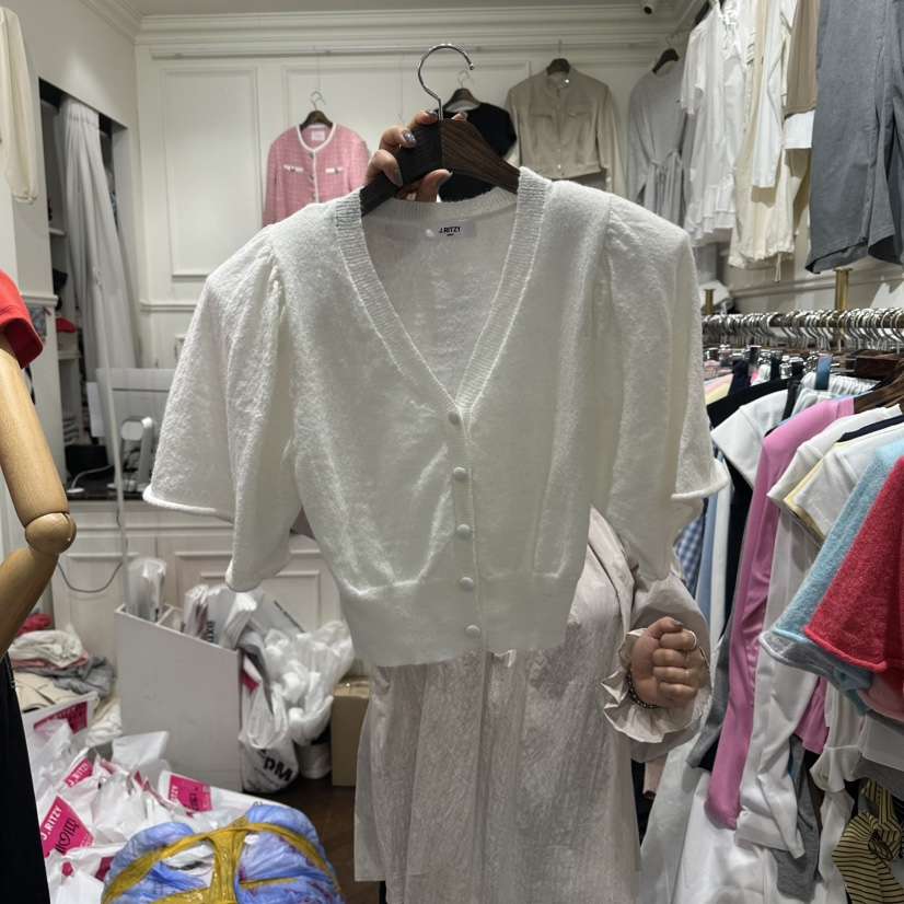 J.RITZY韓國直郵實拍女裝新品推薦26春夏休閑職業針織衫J.RITZY針織衫