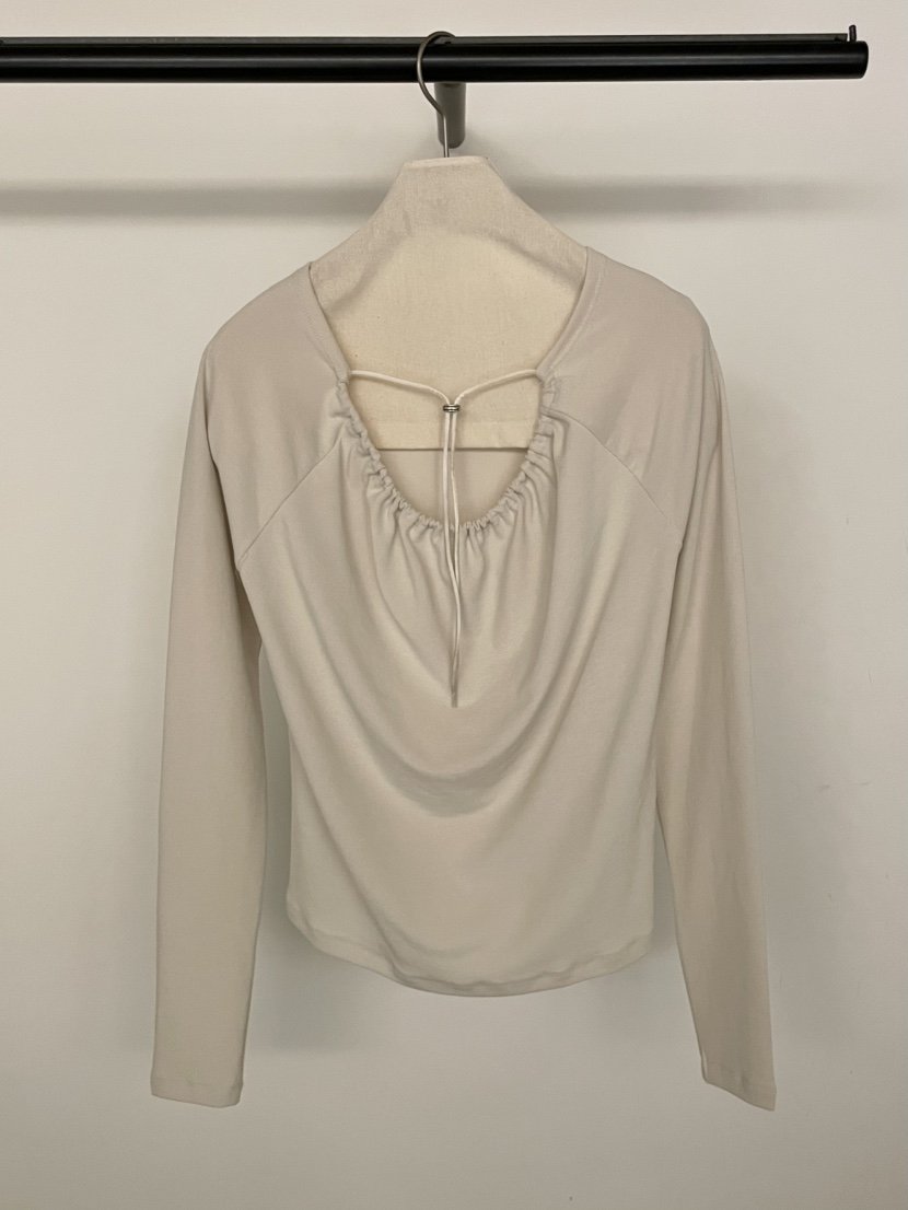 BOLD-A韓國直郵女士新品熱賣推薦時尚人氣26春夏長袖T恤U領RE BOLD長袖T恤