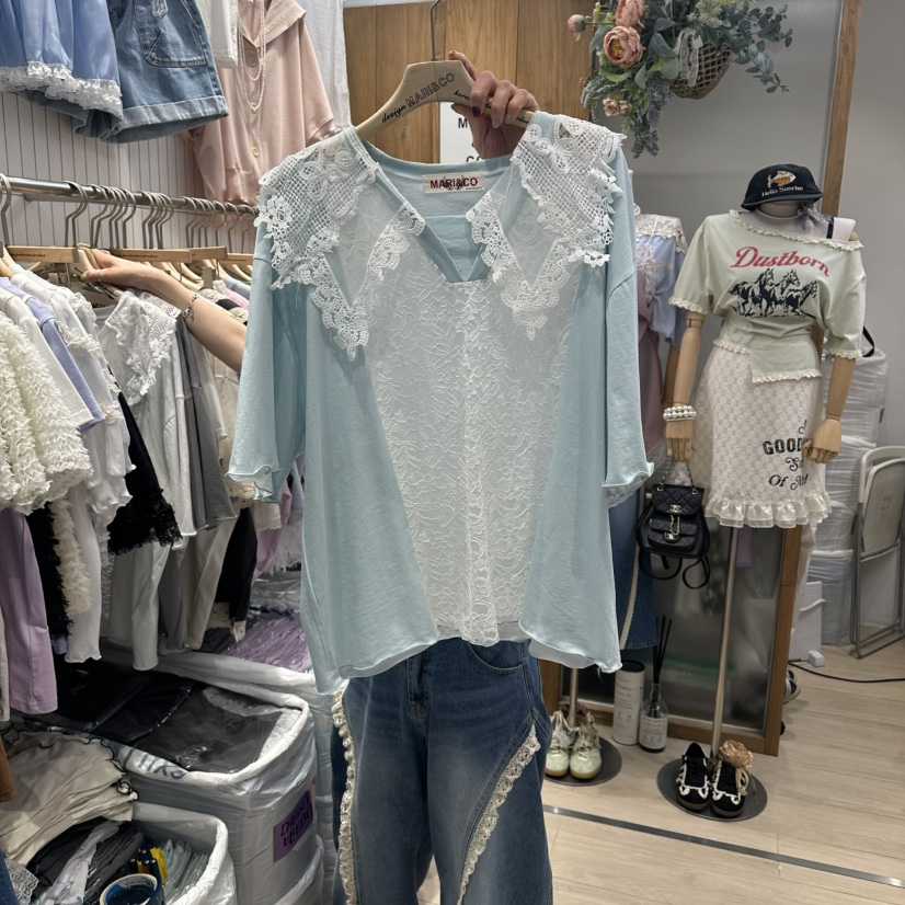 MARI CO韓國直郵實拍女士新品時尚職業推薦26春夏休閑T恤MARI COT恤