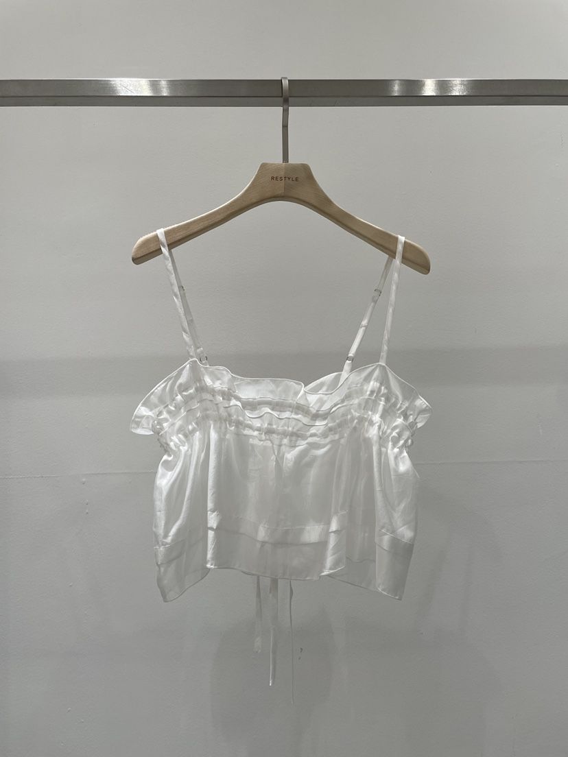 RE STYLE-Q韓國東大門代購女士新款職業休閑吊帶背心天絲RE STYLE吊帶/背心