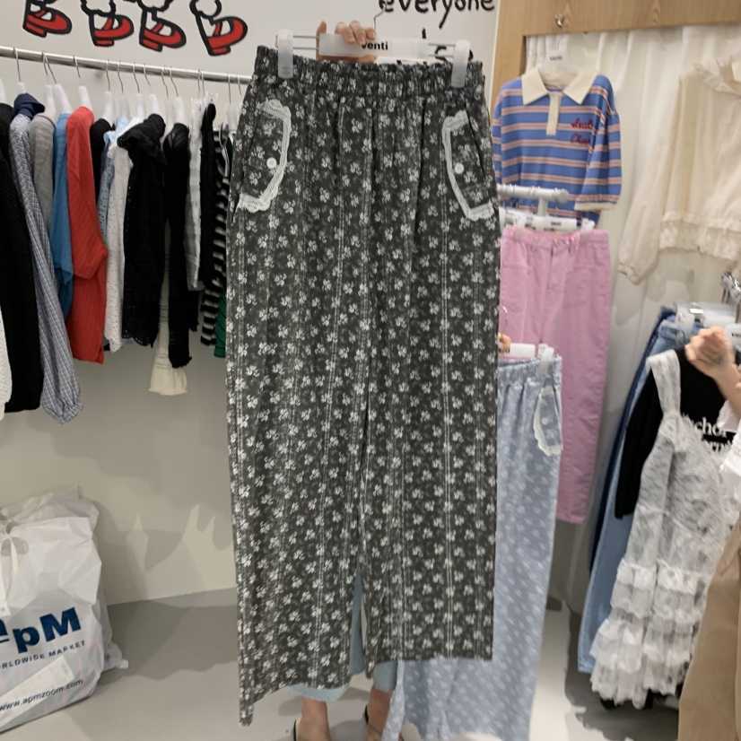 VENTI韓國東大門代購女士新品推薦人氣熱賣休閑休閑褲蕾絲VENTI休閑褲