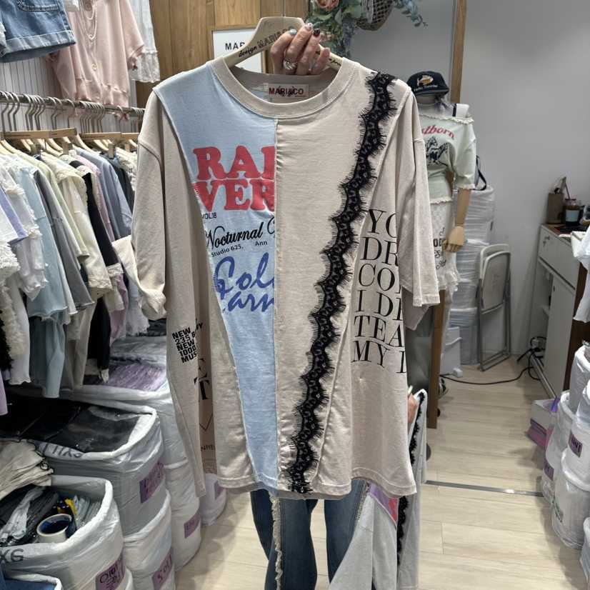 MARI CO韓國代購女裝新品時尚推薦人氣職業休閑熱賣26春夏T恤MARI COT恤