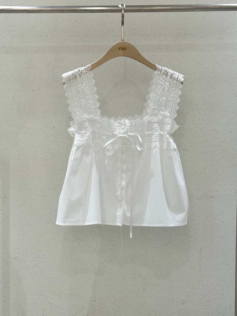 FIZZ韓國東大門代購女士新品休閑熱賣人氣26春夏吊帶背心蕾絲FIZZ吊帶/背心
