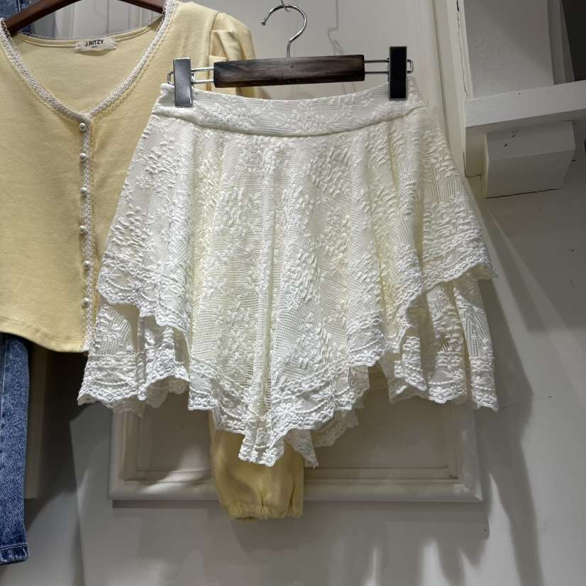 J.RITZY韓國直郵女裝新品人氣熱賣時尚26春夏推薦裙褲蕾絲J.RITZY裙褲