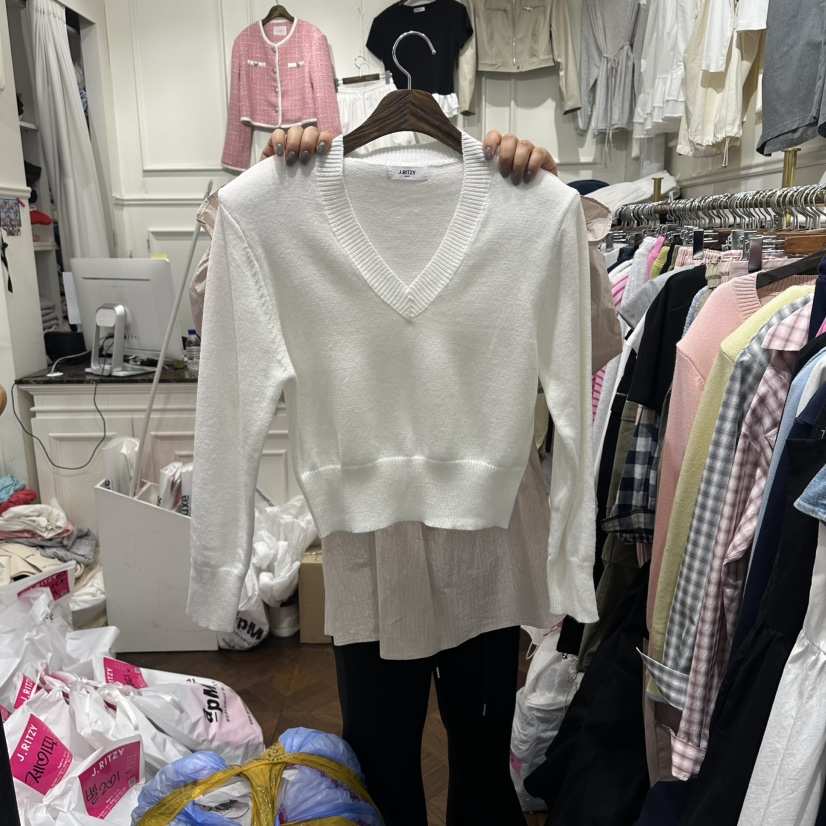 J.RITZY韓國東大門代購女裝新款26春夏人氣推薦職業針織衫J.RITZY針織衫