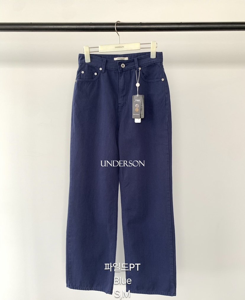 UNDERSON韓國直郵實拍女士新款推薦時尚26春夏熱賣休閑褲UNDERSON休閑褲