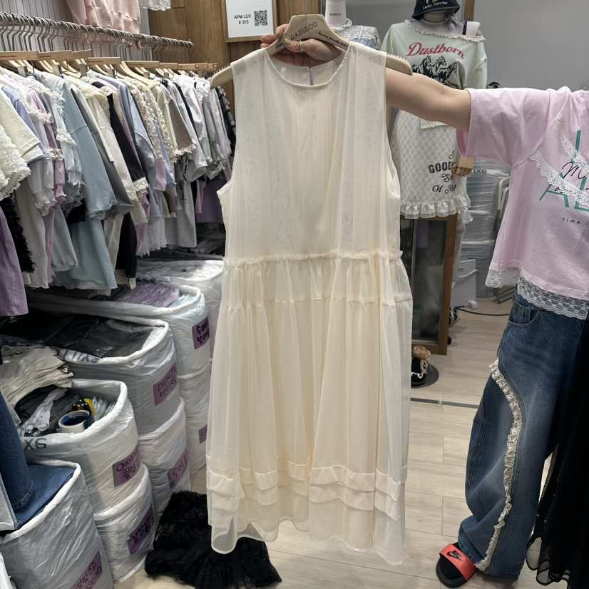 MARI CO韓國東大門直郵女裝新品26春夏時尚休閑職業連衣裙MARI CO連衣裙