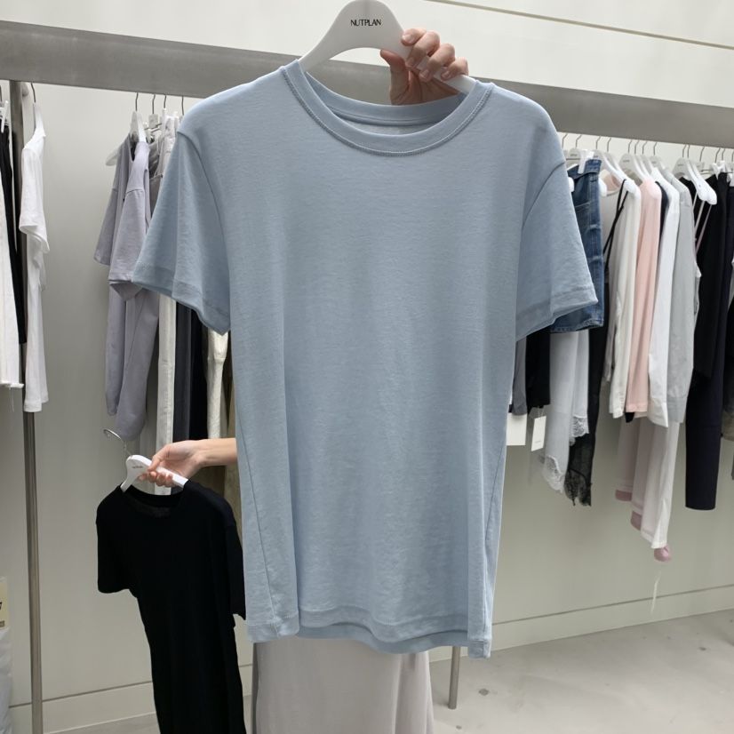 NUTPLAN韓國直郵女裝新款休閑26春夏職業時尚人氣熱賣T恤NUTPLANT恤