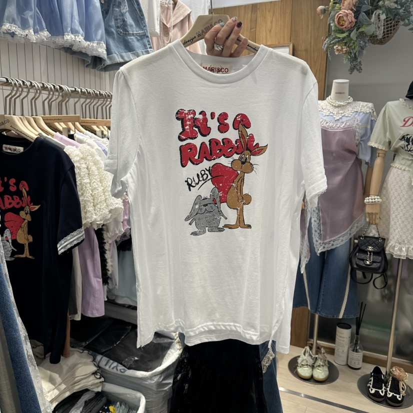 MARI CO韓國代購女士新款時尚職業26春夏人氣休閑推薦T恤MARI COT恤