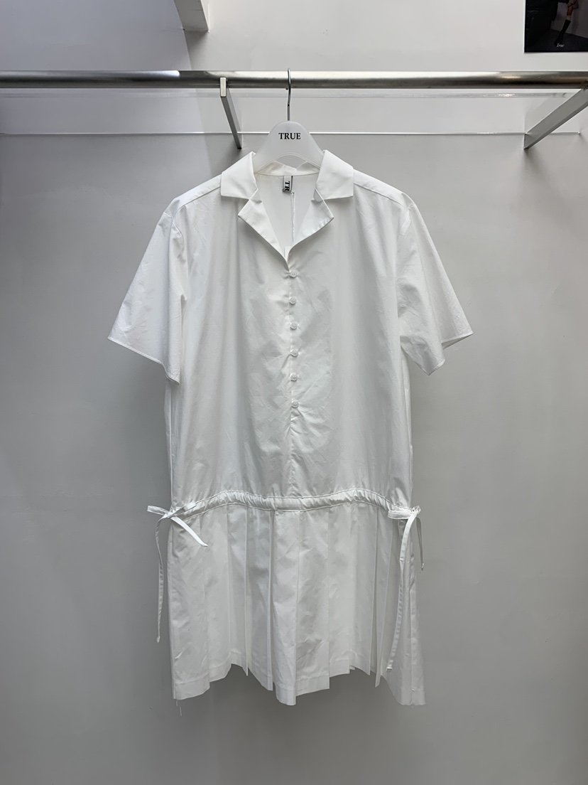 TRUE韓國直郵實拍女裝新品26春夏人氣推薦時尚職業連衣裙TRUE連衣裙