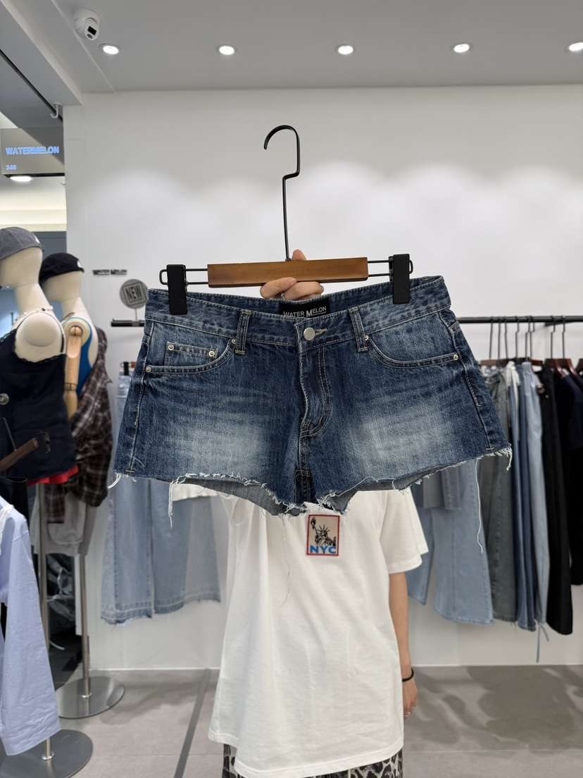 WATERMELON韓國東大門直郵女士新款推薦休閑職業人氣短褲WATER MELON短褲
