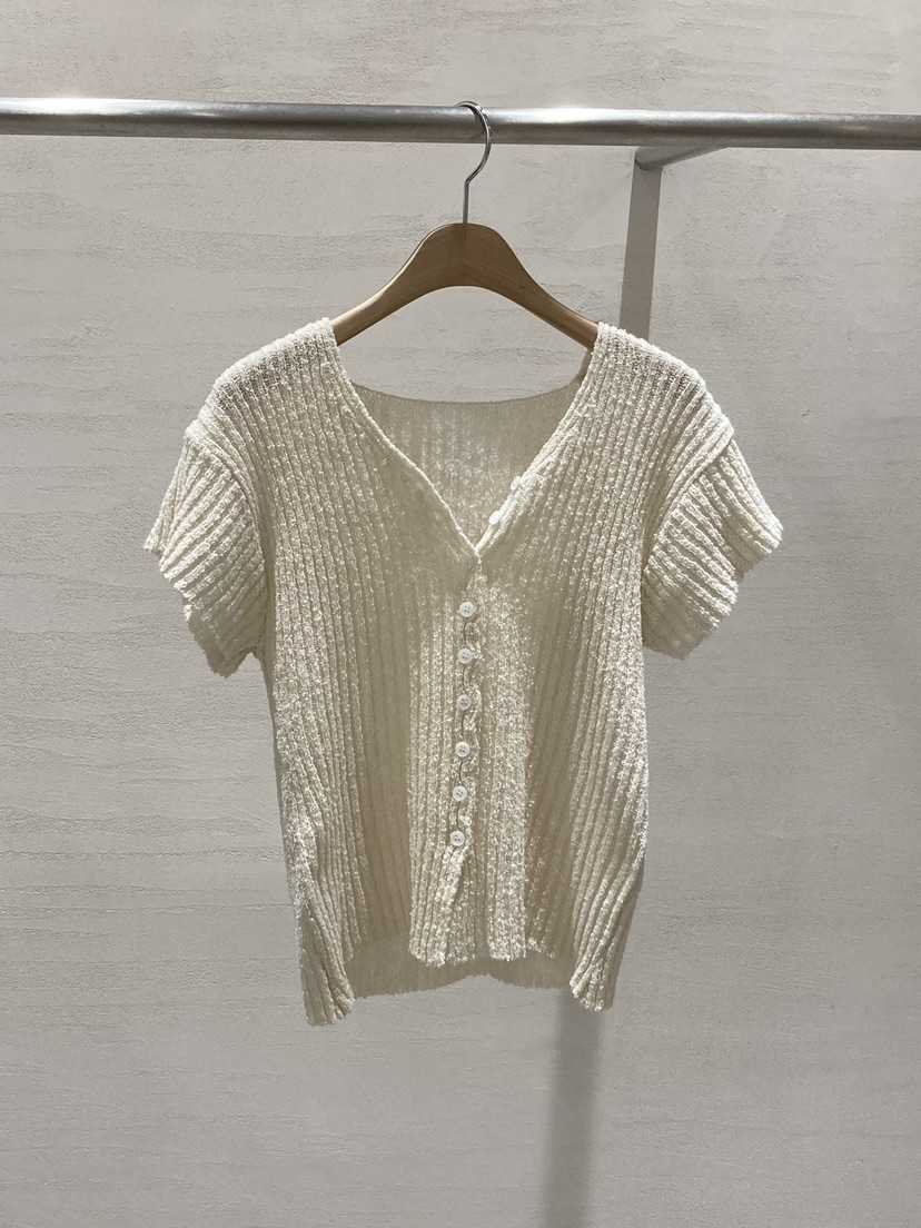 ROUGH韓國東大門代購女裝新款人氣職業26春夏針織衫亞麻開衫ROUGH針織衫