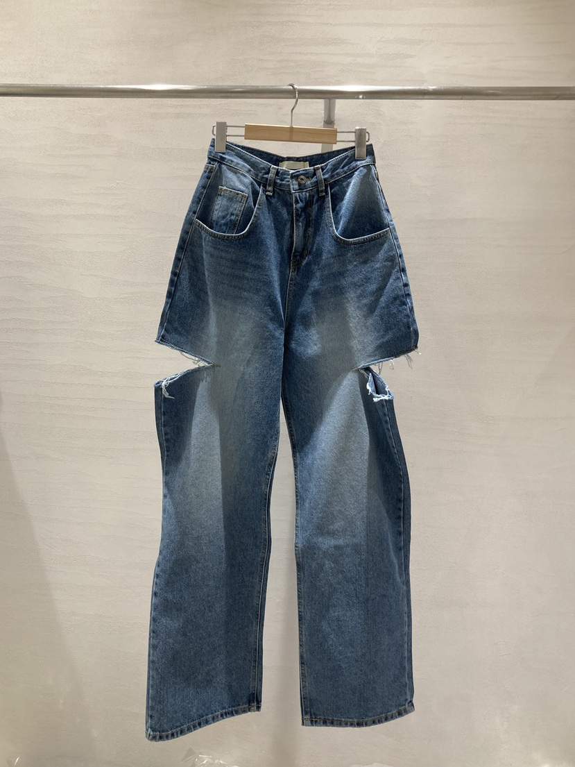 ROUGH韓國直郵實拍女士新款休閑推薦職業時尚人氣26春夏牛仔褲ROUGH牛仔褲