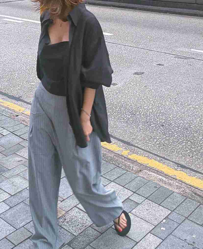 PARIS MATCH韓國東大門直郵女士新款職業推薦26春夏休閑褲PARIS MATCH休閑褲