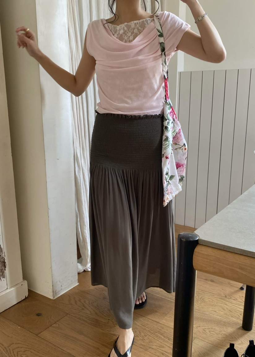 OUPPT韓國直郵實拍女士新款休閑推薦人氣職業時尚熱賣長裙OUPPT長裙