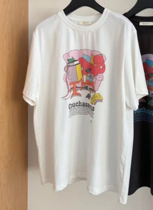 STAY HERE韓國直郵實拍女士新款職業推薦休閑時尚人氣T恤STAY HERET恤