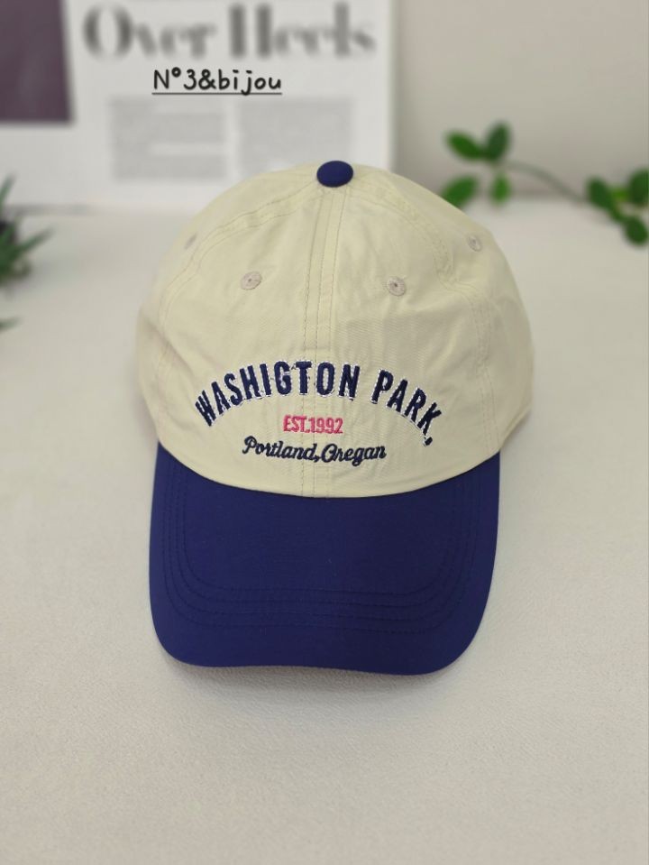 N3韓國代購女裝新款熱賣休閑時尚人氣推薦26春夏帽子撞色N3帽子