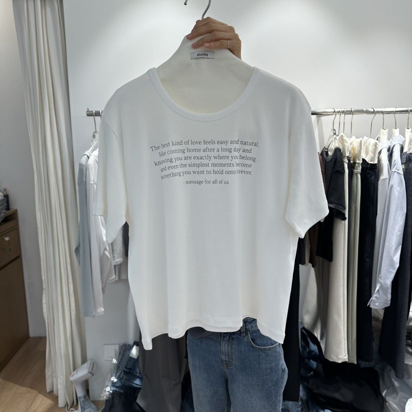 STORIES韓國東大門代購女士新款人氣時尚休閑職業26春夏T恤STORIEST恤