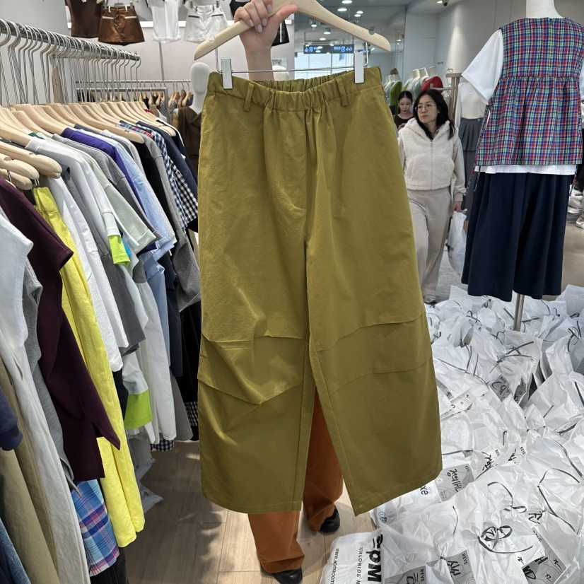 REVE-L韓國代購女裝新款休閑熱賣26春夏職業推薦休閑褲褶裥REVE-L休閑褲