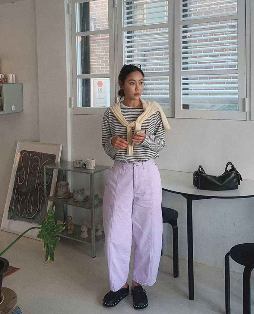 L V C韓國直郵女裝新款時尚26春夏推薦人氣休閑熱賣牛仔褲L_V_C牛仔褲